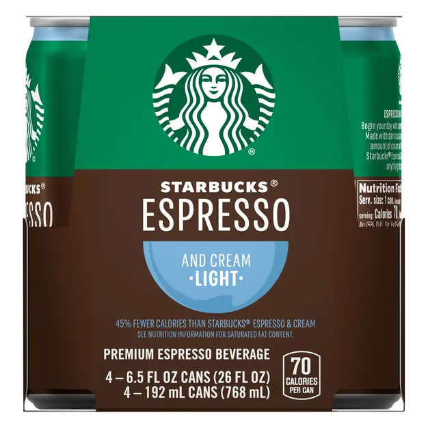 Light Espresso & Cream Beverage - 4 pk
