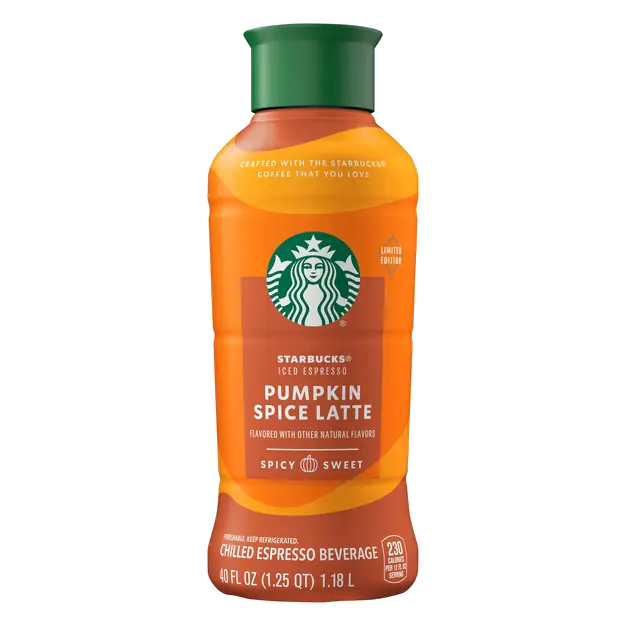 Limited Edition Pumpkin Spice Latte Iced Espresso Beverage