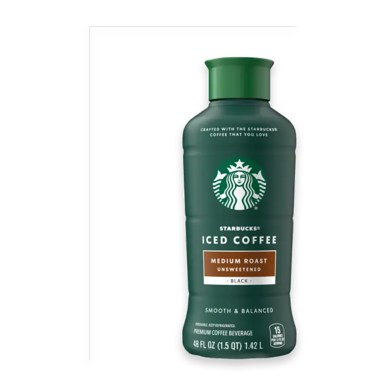 Medium Roast Unsweetened Black Iced Coffee Bottled Drink