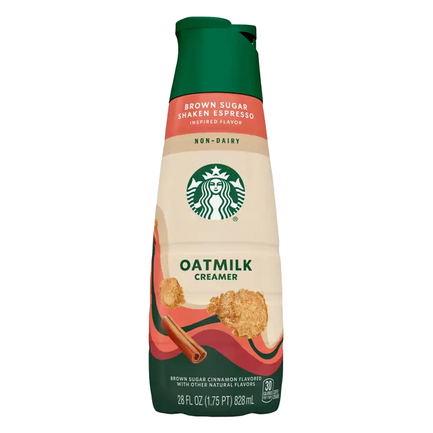 Non-Dairy Brown Sugar Cinnamon Flavored Oatmilk Coffee Creamer