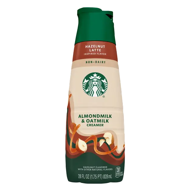 Non-Dairy Hazelnut Flavored Almondmilk & Oatmilk Coffee Creamer