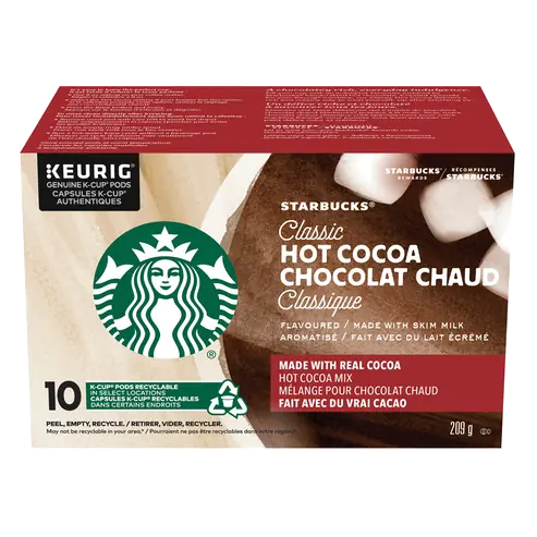 Coffee Pods Classic Hot Cocoa 10 K-Cups 209 g