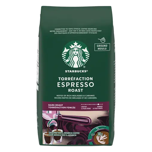 Ground Coffee Espresso Dark Roast 340 g