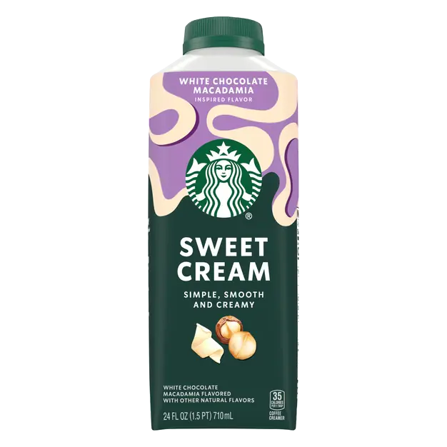 Sweet Cream White Chocolate Macadamia Flavored Coffee Creamer