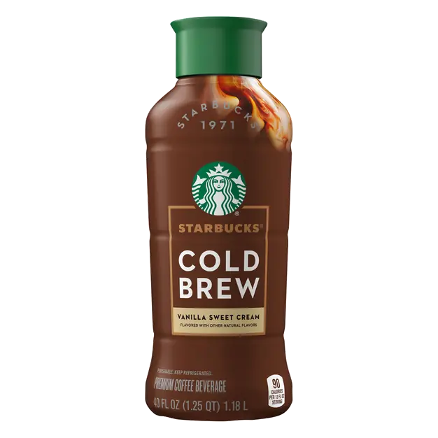 Vanilla Sweet Cream Cold Brew Premium Coffee Beverage