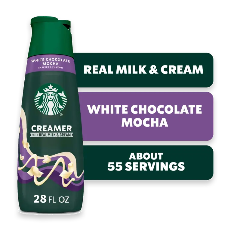 White Chocolate Mocha Creamer Bottle