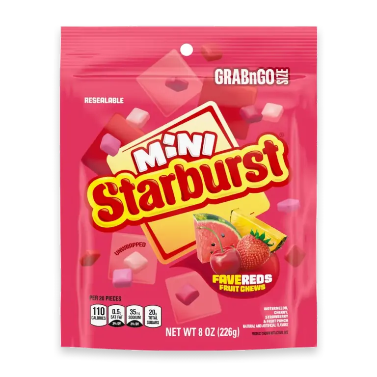 Favereds Fruit Chewy Candy Grab N Go Bag