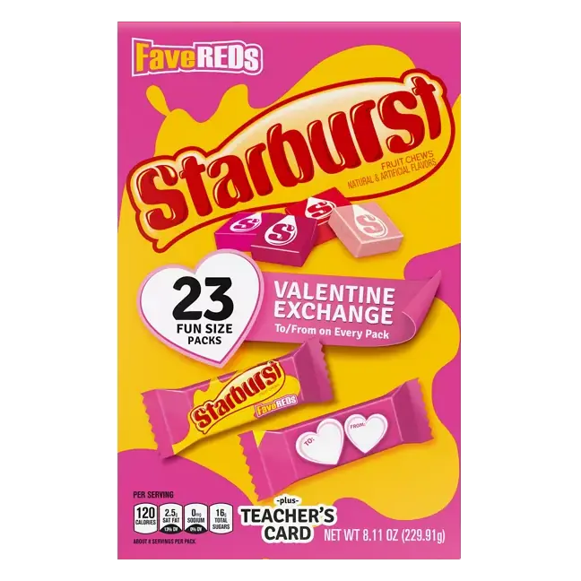 Fruit Chews, Valentine Exchange, Fun Size Packs