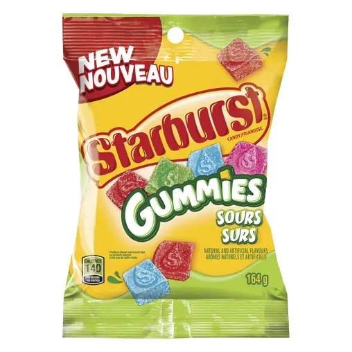 Gummy Candy Sour Sharing Bag 164 g