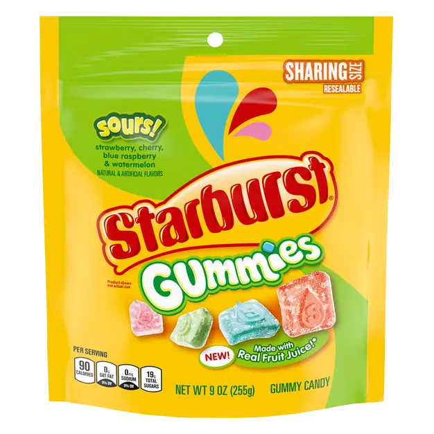 Sours Gummies Candy Sharing Size