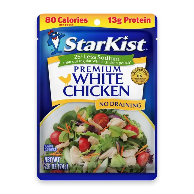 25% Less Sodium Premium White Chicken Pouch