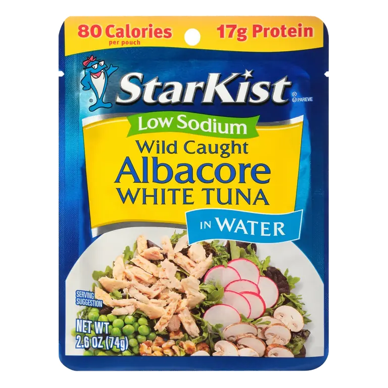 Low Sodium Wild Caught Albacore White in Water Tuna