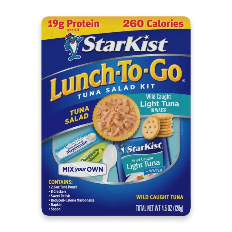 Lunch To-Go Chunk Light Mix Your Own Tuna Salad Kit (Pouch)