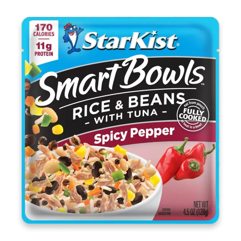 Smart Bowls with Spicy Pepper Tuna with Rice & Beans Pouch
