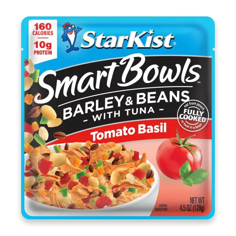 Smart Bowls with Tomato Basil Tuna with Barley & Beans Pouch
