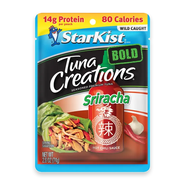Tuna Creations Bold Wild Caught Sriracha Tuna Pouch