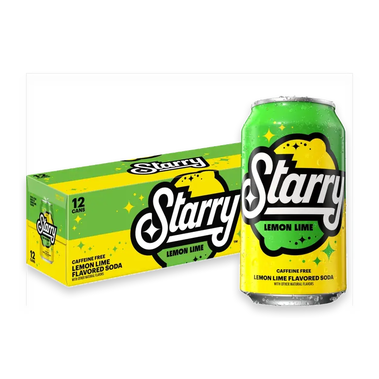 Lemon Lime Caffeine Free Soda Cans