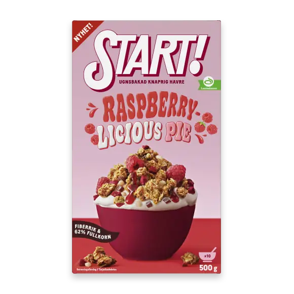 Raspberry Licious Pie Granola