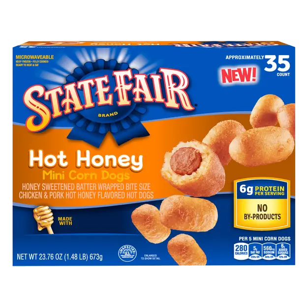 Hot Honey Mini Corn Dogs - apx 35 ct Frozen