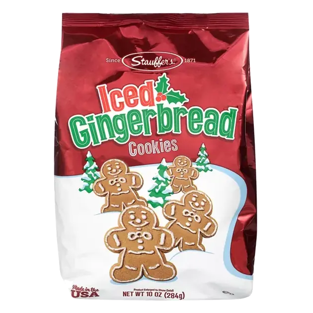 Iced Gingerbread Cookies