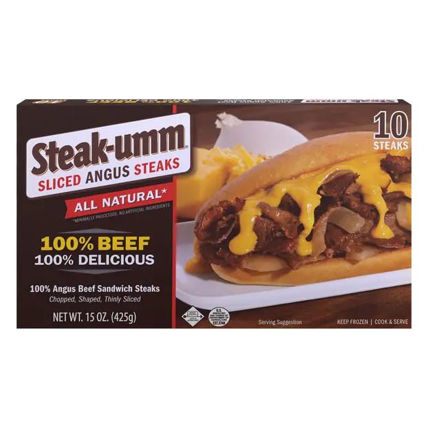 Sliced Angus Beef Sandwich Steaks - 10 ct Frozen