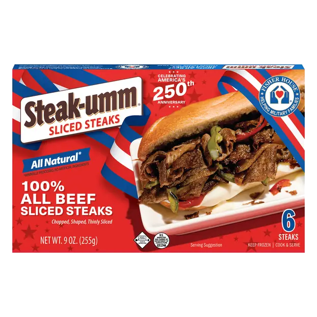 Sliced Beef Sandwich Steaks - 6 ct Frozen