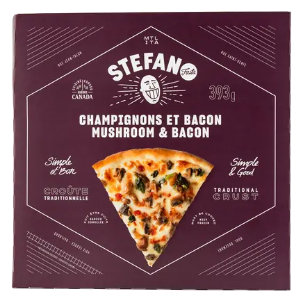 Frozen Pizza Mushroom & Bacon 393 g