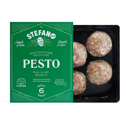 Pork Pesto Meatballs 450 g
