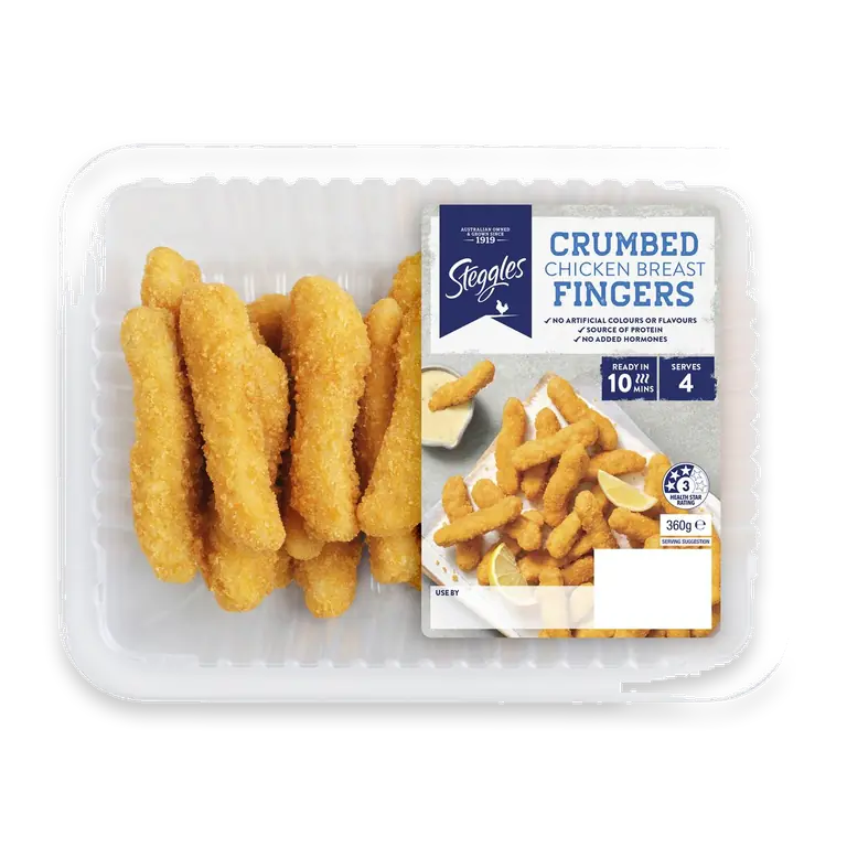 Chicken Breast Fingers Crumbed