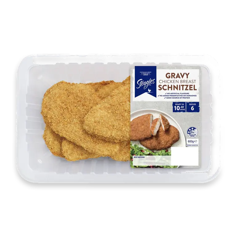 Chicken Breast Schnitzel Gravy Flavoured
