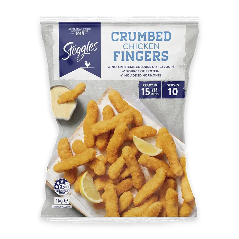 Chicken Fingers Crumbed