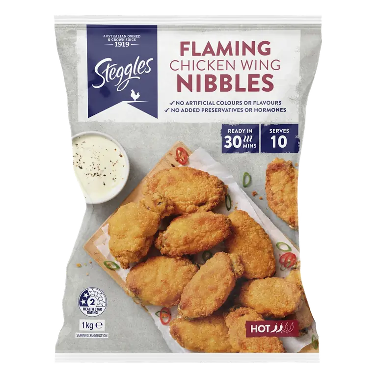Chicken Pieces Flaming Wing Nibbles Spicy