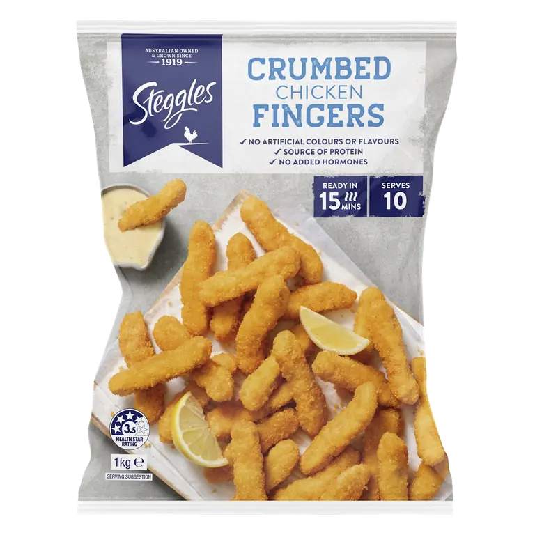 Crumbed Chicken Breast Fingers