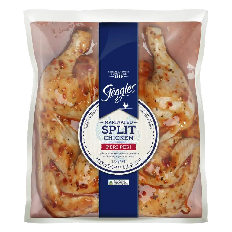 Split Chicken Marinated Peri Peri