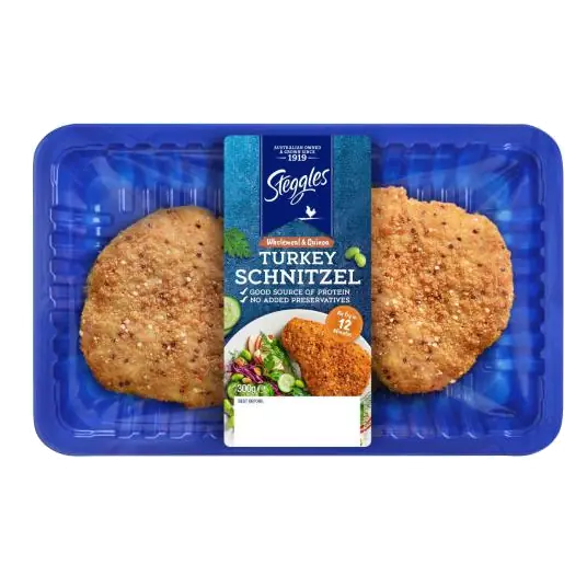 Turkey Schnitzel Wholemeal & Quinoa Crumb
