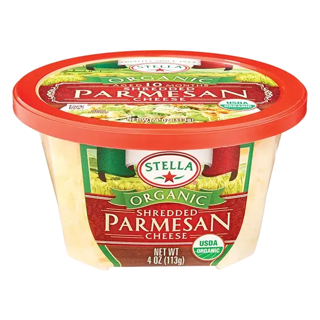 Cheese, Organic, Parmesan, Shredded