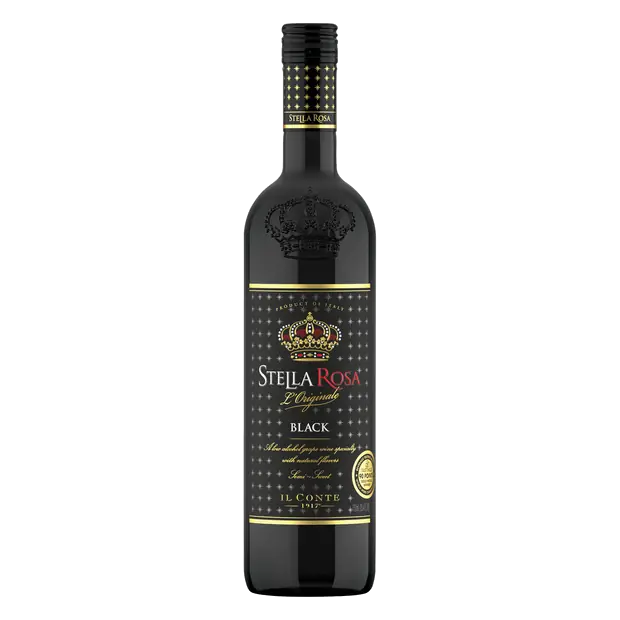 Italy Black Semi Sweet Wine
