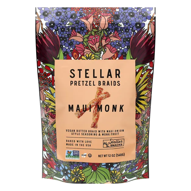Vegan Maui Monk Pretzel Braids