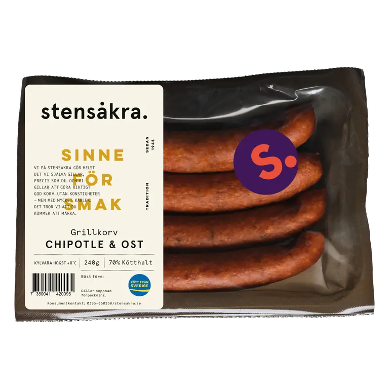 Chipotle Ost Grillkorv