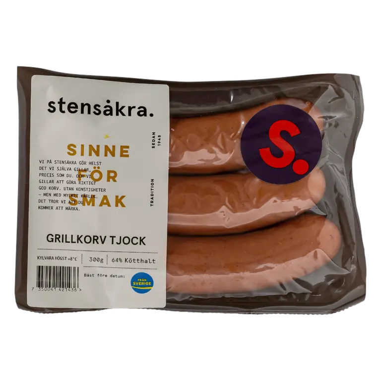 Grillkorv Tjock
