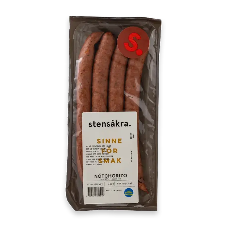 Nötchorizo 92% Kötthalt 320g