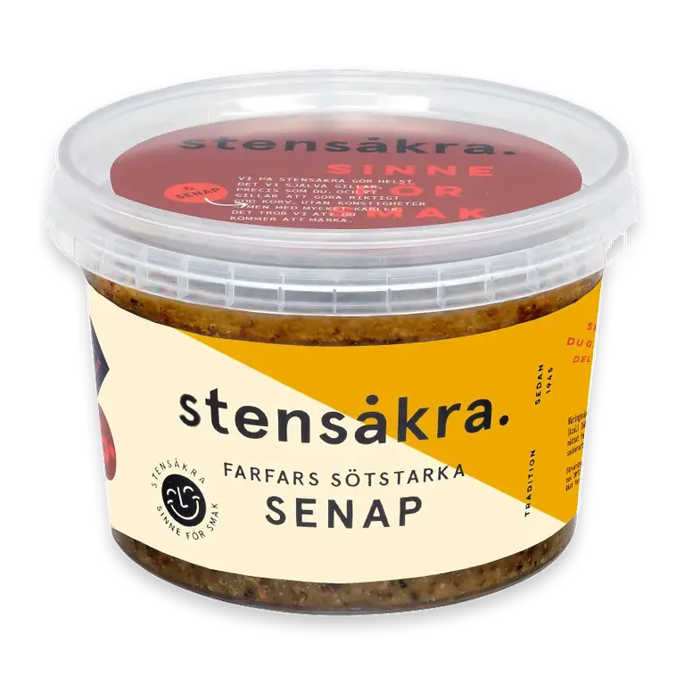 Senap Farfars Sötstarka 250g