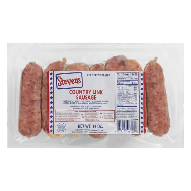 Country Pork Sausage Links - 7 ct