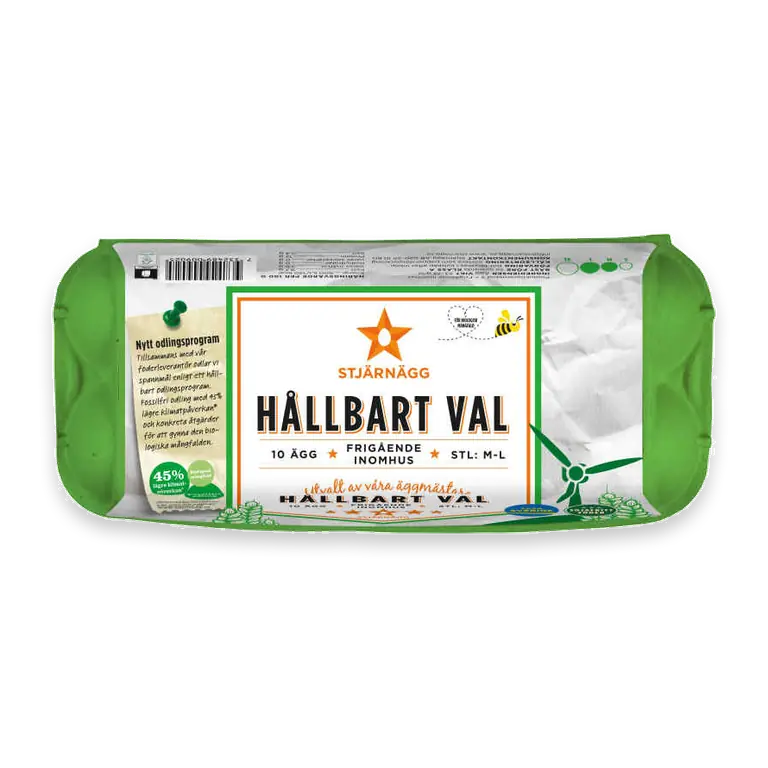 Ägg 10-pack M/L Frigående inomhus