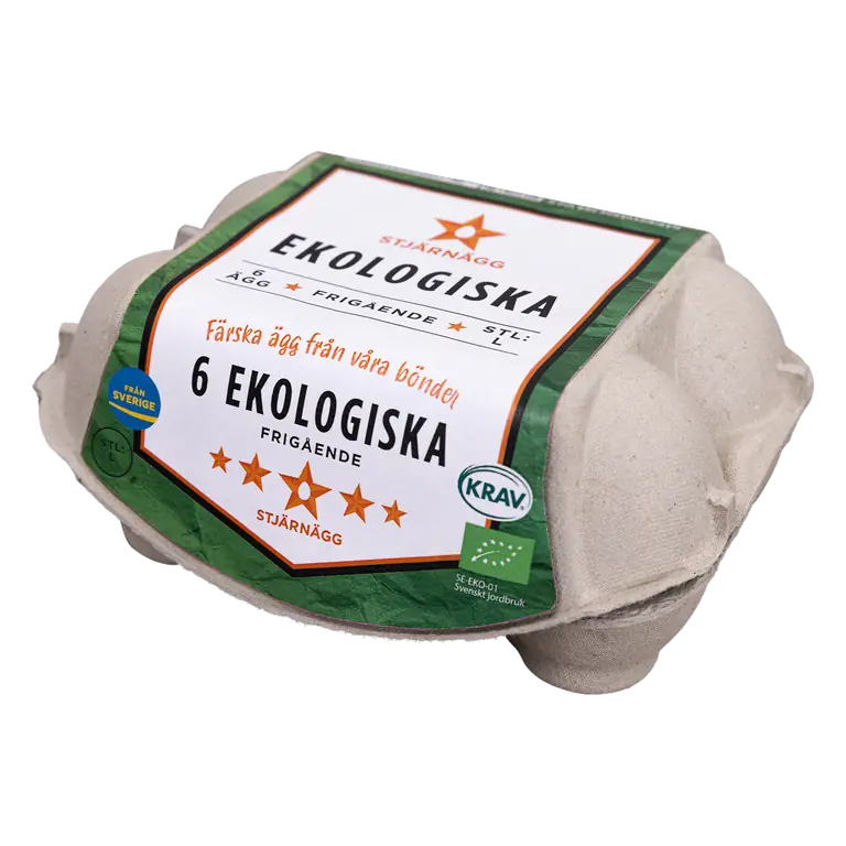 Ägg 6P Eko Frigående Utomhus