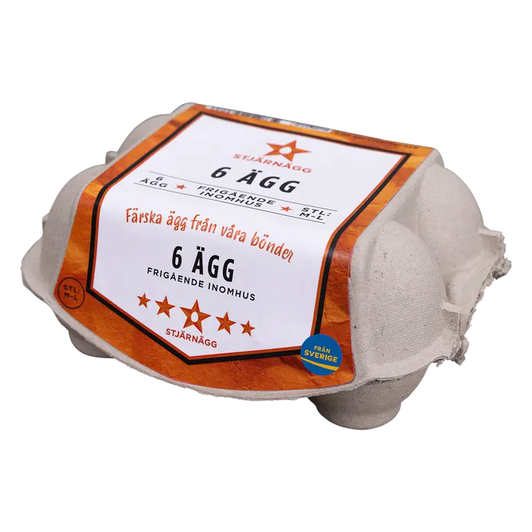 Ägg 6P Frigående Inomhus