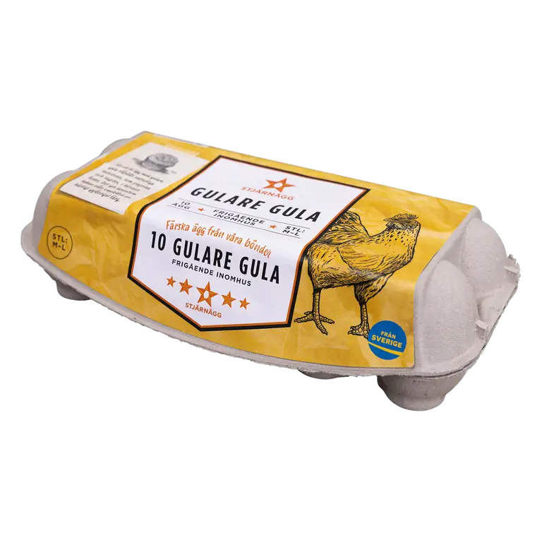 Gula Ägg 10P Frigående Inomhus