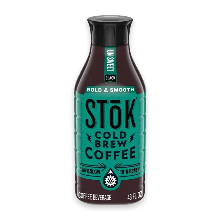 Bold & Smooth Black Unsweetened Cold Brew Coffee Bottle
