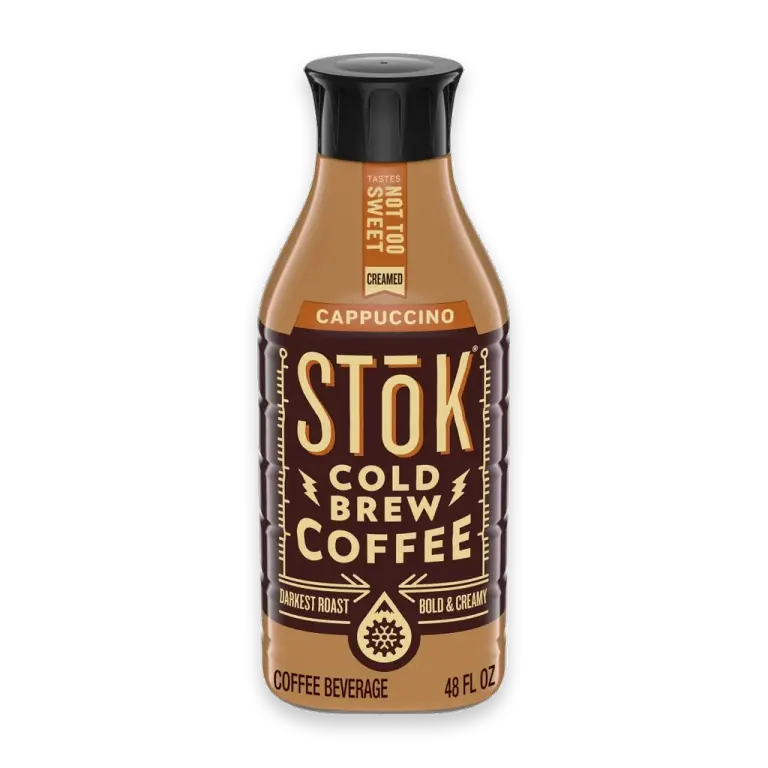 Cappuccino Creamed Cold Brew Coffee Bottle