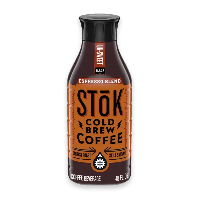 Espresso Blend Black Unsweetened Cold Brew Coffee Bottle